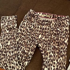 Kate Spade leopard-print jeans
